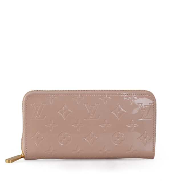 1:1 Copy Louis Vuitton Monogram Vernis Zippy Wallet M91530 Replica